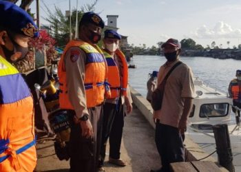 Personel Satpolairud Polres Sukamara Jaga Kamtibmas, Rutin Patroli Perairan