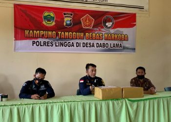 Polres Lingga Bentuk Kampung Tangguh Anti Narkoba