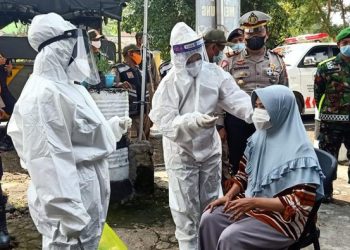 Puluhan Warga Magetan Terjaring Operasi Yustisi Tak Pakai Masker di Keramaian