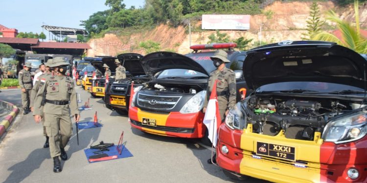 Sat Brimob Polda Kepri Laksanakan Apel Satuan dan Apel Gelar Kendaraan Serta Peralatan sebagai Wujud Kesiapan Operasional