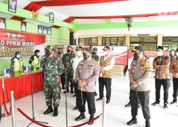 PPKM Darurat Sidoarjo, TNI-Polri Terjun Percepat Distribusi Bansos