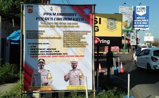 Beragam Cara Polres Ciko Sukseskan PPKM Darurat