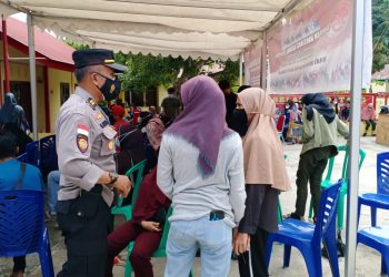 Gerai vaksin presesi Bhakti Bhayangkara untuk negeri kali ini menggaet para Milenial Remaja 