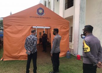 Kapolres Natuna Bersama Wakil Bupati Natuna Lakukan Peninjauan Lokasi Isolasi Terpadu