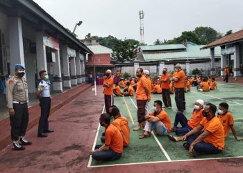 Polres Tanjungpinang Gelar Gerai Vaksinasi Presisi, 70 Napi Telah Divaksin