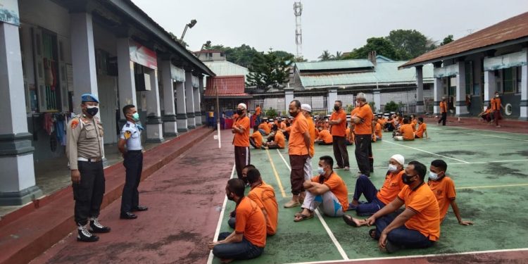 Polres Tanjungpinang Gelar Gerai Vaksinasi Presisi, 70 Napi Telah Divaksin