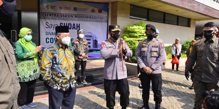 Rangkul Muhammadiyah, Kapolri Optimis Herd Immunity Segera Terbentuk