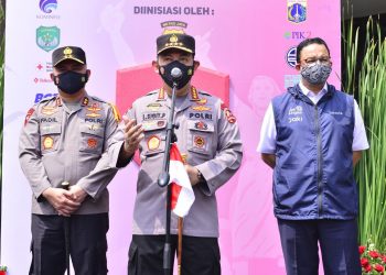 POLRI Sedang Menyiapkan Strategi Untuk Mencapai 70% Vaksinasi