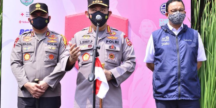 POLRI Sedang Menyiapkan Strategi Untuk Mencapai 70% Vaksinasi