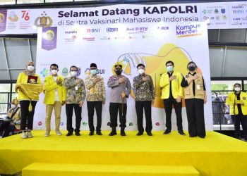 Pantau SVMI di UI, Kapolri: Hilangkan Perbedaan Bersatu Lawan Covid-19