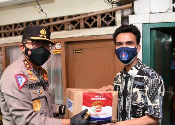 Polri dan BEM Jakarta Kelola Bantuan untuk Mahasiswa Perantauan di Kwitang