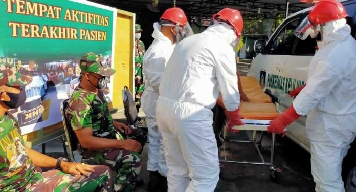 TNI-Polri Latih Kemampuan Tangani Pasien Covid-19