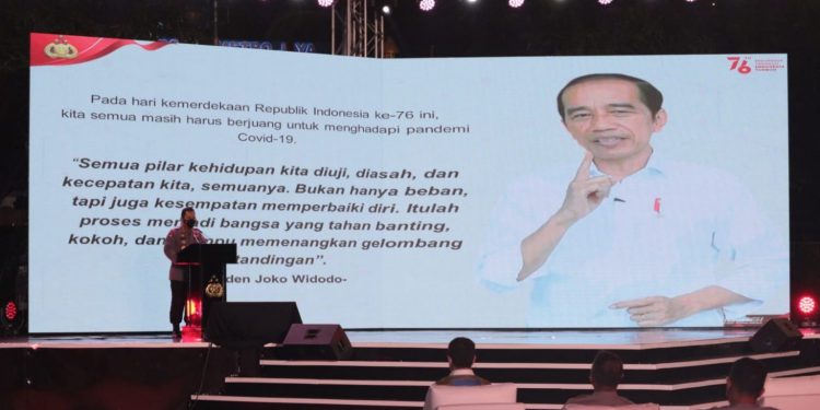 Apresiasi Relawan, Kapolri: Pandemi Covid-19 Bisa Dilalui Kalau Kita Bersatu!