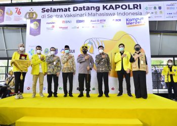 Tinjau SVMI di UI, Kapolri: Hilangkan Perbedaan Bersatu Lawan Covid-19
