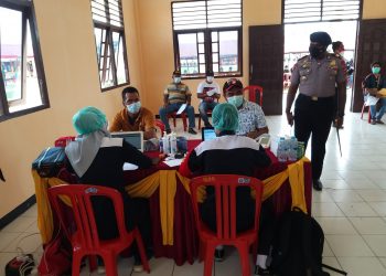 Vaksin COVID-19 Polri Presisi, Warga Papua Antusias