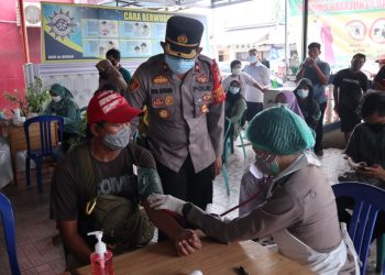 Polres Kapuas Semangat Percepat Vaksinasi Covid-19 Untuk Masyarakat