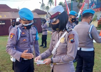 HUT Polwan ke-73, Polwan Polres Wonosobo Arahkan Pemeriksaan dan Penegakan Kedisiplinan