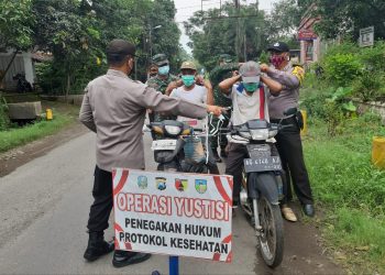 PPKM Diperpanjang, Polsek Kota Pantau Masyarakat untuk Disiplin Prokes