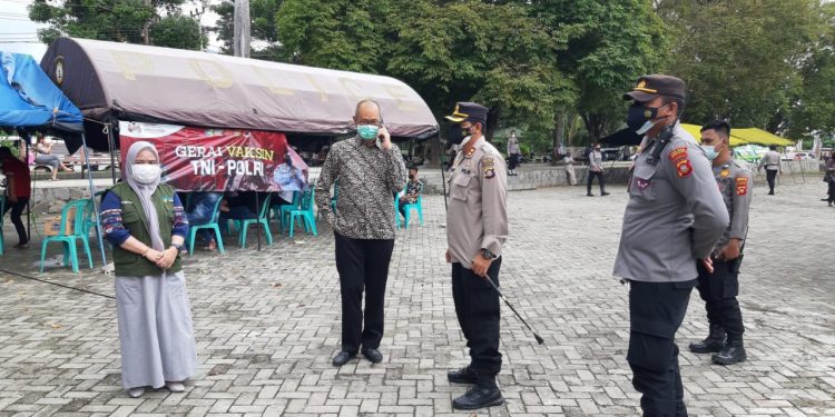 Percepat Vaksinasi, AKBP Suka Berpesan Kepada Warga Agar Tidak Percaya Hoaks