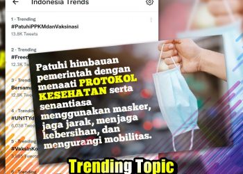 Patuhi PPKM dan Vaksinasi Untuk Indonesia Bebas dari Pandemi
