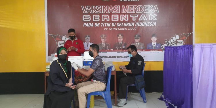 Polres Sintang Sediakan Kembali 700 Dosis Vaksinasi Merdeka