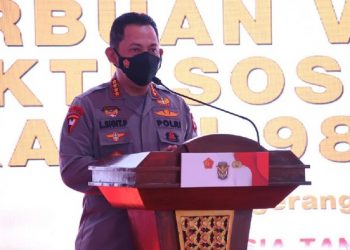 Panglima-Kapolri Telusuri Serbuan Vaksinasi Akabri 98 Sambil Lontarkan Pesan Sinergi