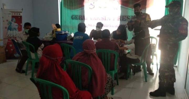 Polri Gelar Vaksin Presisi di Wilayah Hukum Polres Sumbawa Barat Sebanyak 900 orang