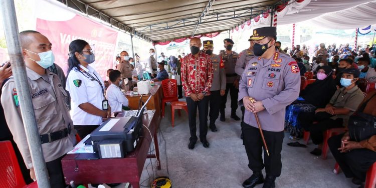 Dukung Pelaksanaan PON, Kapolri Minta Vaksinasi di Papua Ditingkatkan