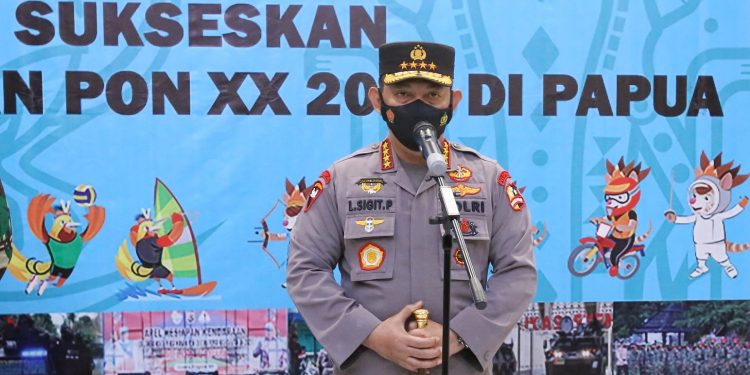 Tinjau Kesiapan Pembukaan PON XX Papua, Kapolri Pastikan Pengamanan Berjalan Baik