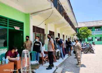 Polres Bojonegoro Adakan Vaksin Presisi di Perkampungan
