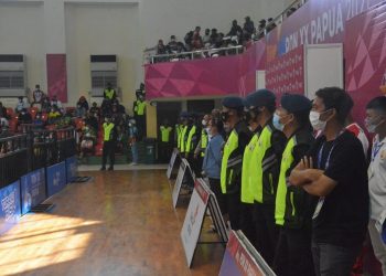 TNI-Polri Amankan Pertandingan Cabor Tinju PON XX Papua