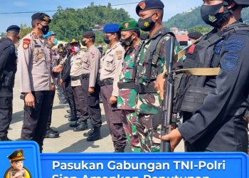 1.697 Personel Gabungan Diterjunkan Untuk Pengamanan Penutupan PON XX Papua