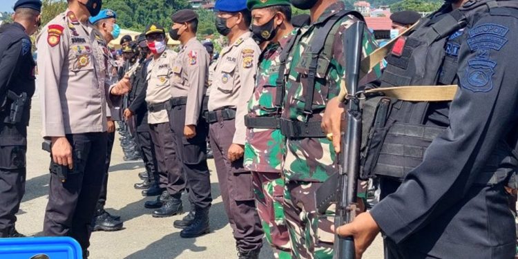 1.697 Personel Gabungan Diterjunkan Untuk Pengamanan Penutupan PON XX Papua