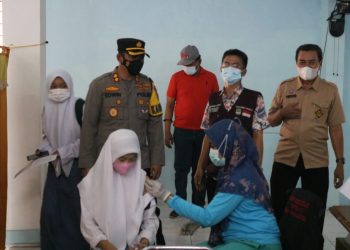 Polri Pantau Pelaksanaan Gerai Vaksinasi Merdeka Dimasa PPKM dengan Target 16000 Vaksinasi Perhari