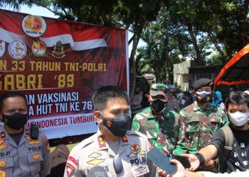 Akabri 89 Gorontalo Adakan Bansos & Vaksinasi Massal Setelah 33 Tahun Mengabdi