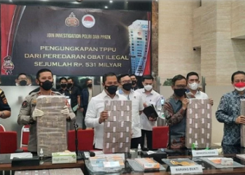 Bareskrim-dan-PPATK-Sukses-Ungkap-TPPU-Obat-Ilegal-Senilai-Setengah-Triliun