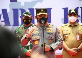 Kapolri Berikan Himbauan Untuk Waspadai Potensi Lonjakan COVID-19 Saat Libur Nataru