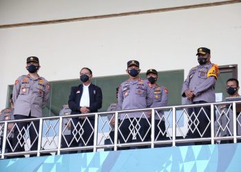 Kapolri Pantau Sistem Prokes di Venue PON XX Papua
