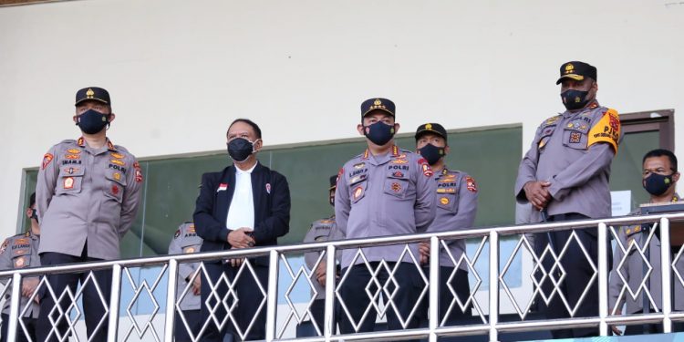 Kapolri Pantau Sistem Prokes di Venue PON XX Papua