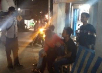 Jajaran Polsek Lembang Adakan Patroli Malam Guna Cegah Penyebaran Covid-19