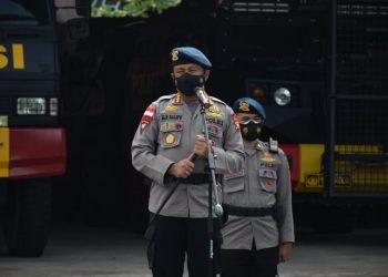 Apel Gelar Kesiapan Operasional Kendaraan  Jajaran Satuan Brimob Polda Kepulauan Riau