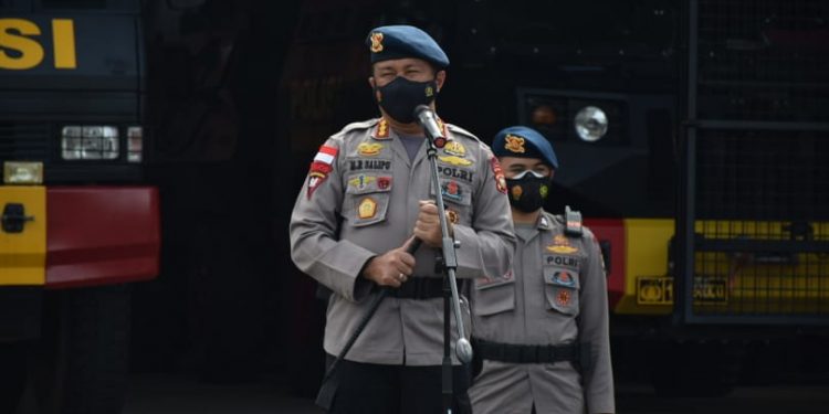 Apel Gelar Kesiapan Operasional Kendaraan  Jajaran Satuan Brimob Polda Kepulauan Riau