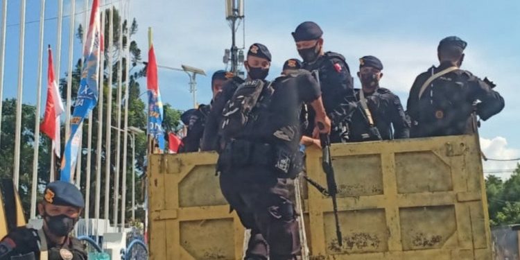 TNI-Polri Lakukan Pengamanan Menjelang Pelaksanaan PON Papua