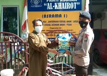 Bhakti Brimob Untuk Indonesia, Satbrimob Polda Kepri Salurkan Bantuan Bagi Panti Asuhan