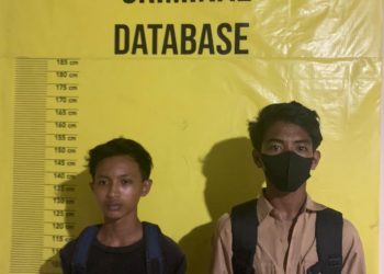 Dua Pelaku Pembobol Toko Di Jemaja Diamankan Reskrim Polsek Jemaja, Keduanya Masih Pelajar