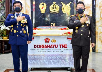 HUT ke-76 TNI, Kapolri: Sinergitas TNI-Polri Mutlak Sebagai Kekuatan Strategis Hadapi Tantangan