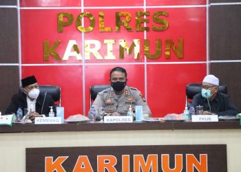 Jelang Nataru, Polres Karimun Hingga Polsek Jajaran Gelar Rakor dan Silaturahmi Dengan Tokoh