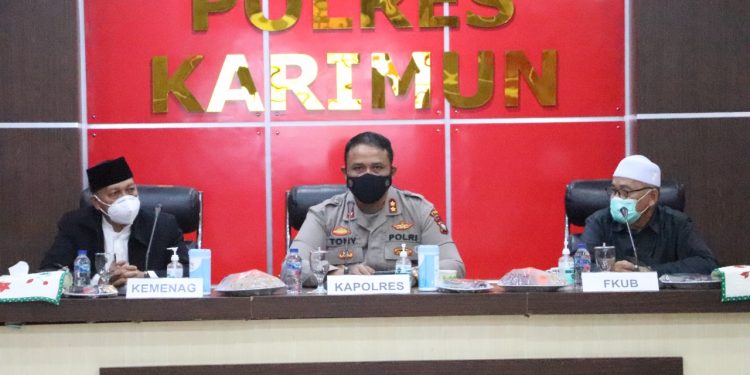 Jelang Nataru, Polres Karimun Hingga Polsek Jajaran Gelar Rakor dan Silaturahmi Dengan Tokoh