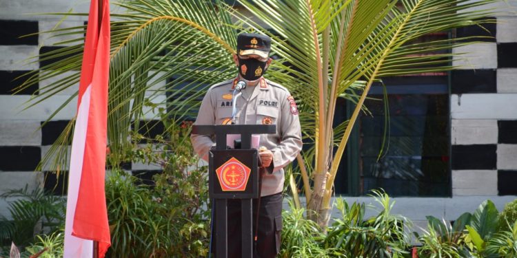 Kapolda Kepri Tutup TMMD Ke-112 Kodam I/Bukit Barisan TA.2021 di Kecamatan Bulang Kota Batam Provinsi Kepri