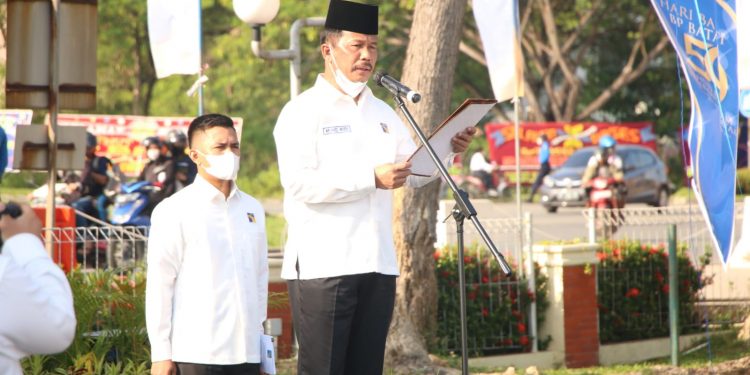 Kapolresta Barelang Hadiri Upacara Hari Bhakti BP Batam yang Ke-50 Tahun